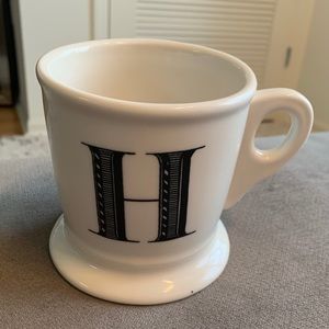 Anthropologie “H” Monogram Mug
